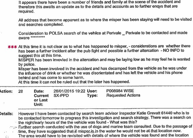 Merlin Missing Person Report 14 - 2015