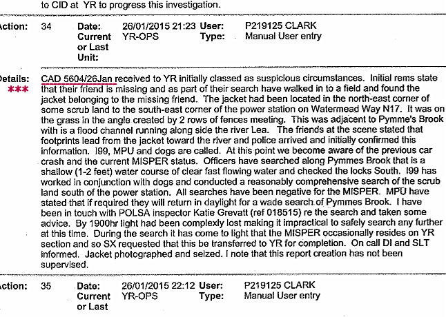 Merlin Missing Person Report 17 - 2015