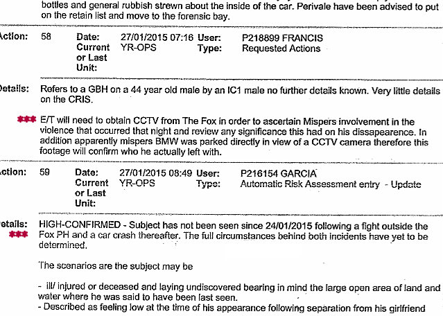 Merlin Missing Person Report 36 - 2015