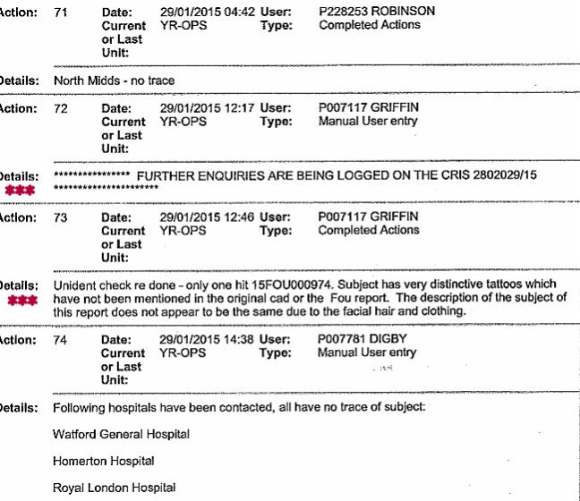 Merlin Missing Person Report 40 - 2015