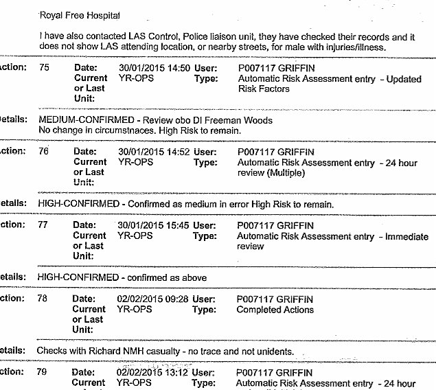 Merlin Missing Person Report 41 - 2015