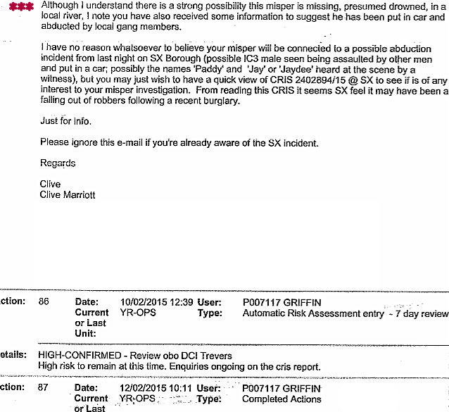 Merlin Missing Person Report 45 - 2015