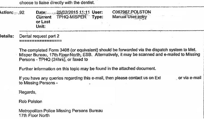 Merlin Missing Person Report 48 - 2015