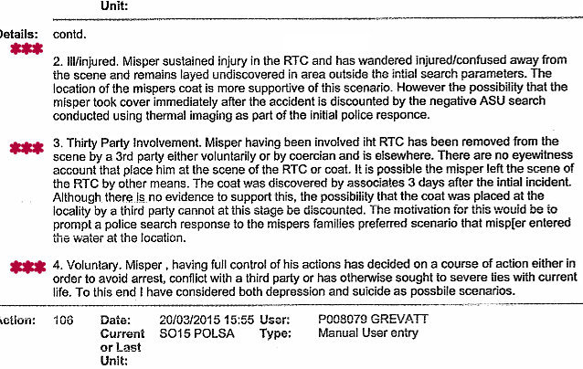 Merlin Missing Person Report 55 - 2015